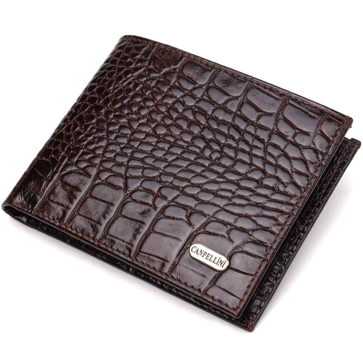 Портмоне мужское кожаное Canpellini 21870 Коричневый (55649)