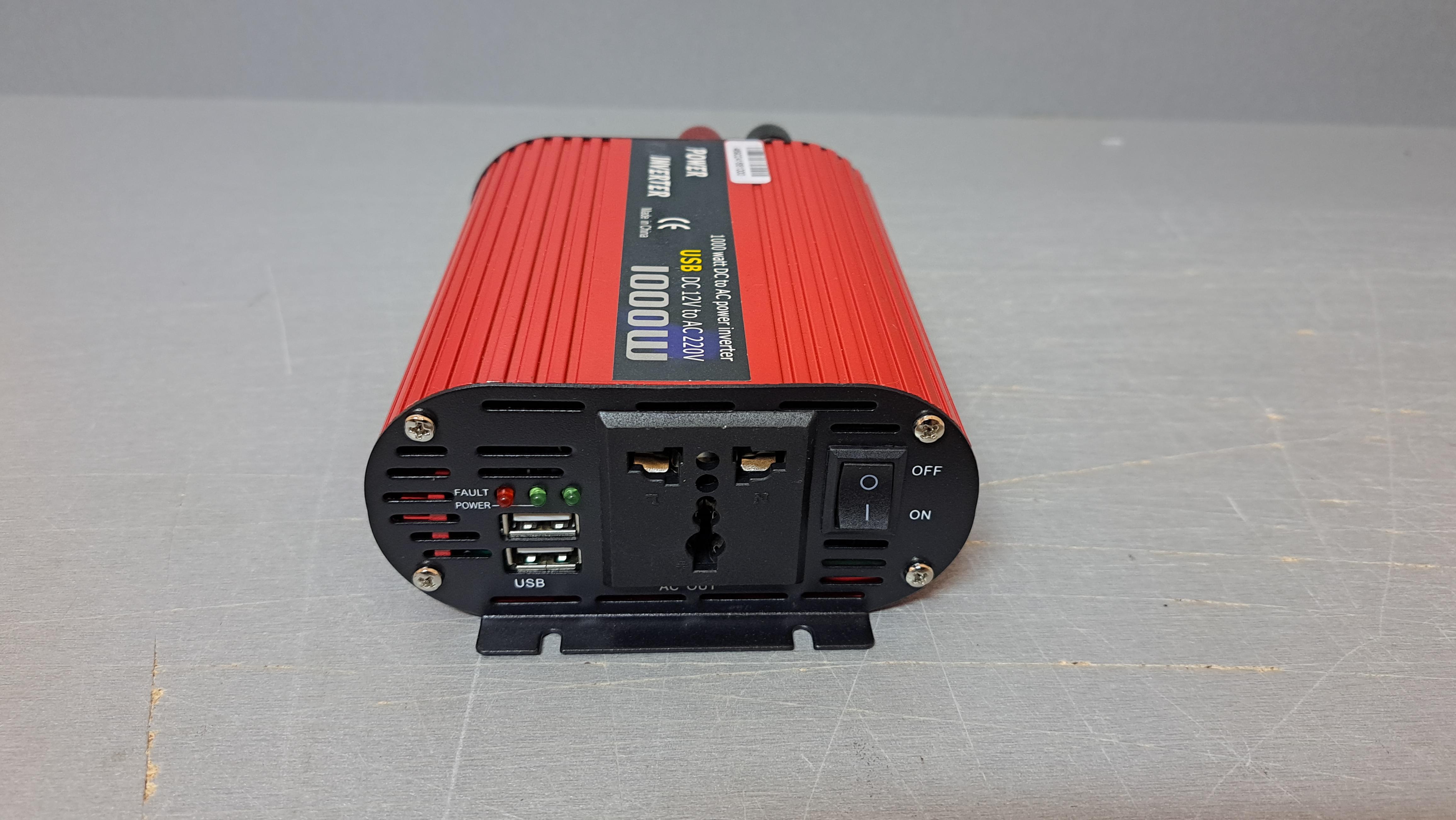 Преобразователь напряжения WIMPEX 12-220V 1000W с сдвоенным USB - фото 7 Преобразователь напряжения WIMPEX 12-220V 1000W с сдвоенным USB - фото 7