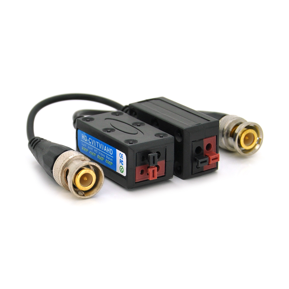 Приймач відеосигналу пасивний VOLTRONIC 1080P/3/4/5MP 250 м BNC пружинні затискачі 2 шт (YUT_V1677)