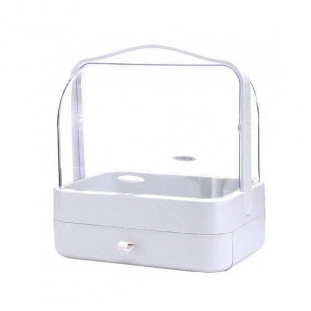 Органайзер YM206 Single Drawer для косметики на 2 секции Белый