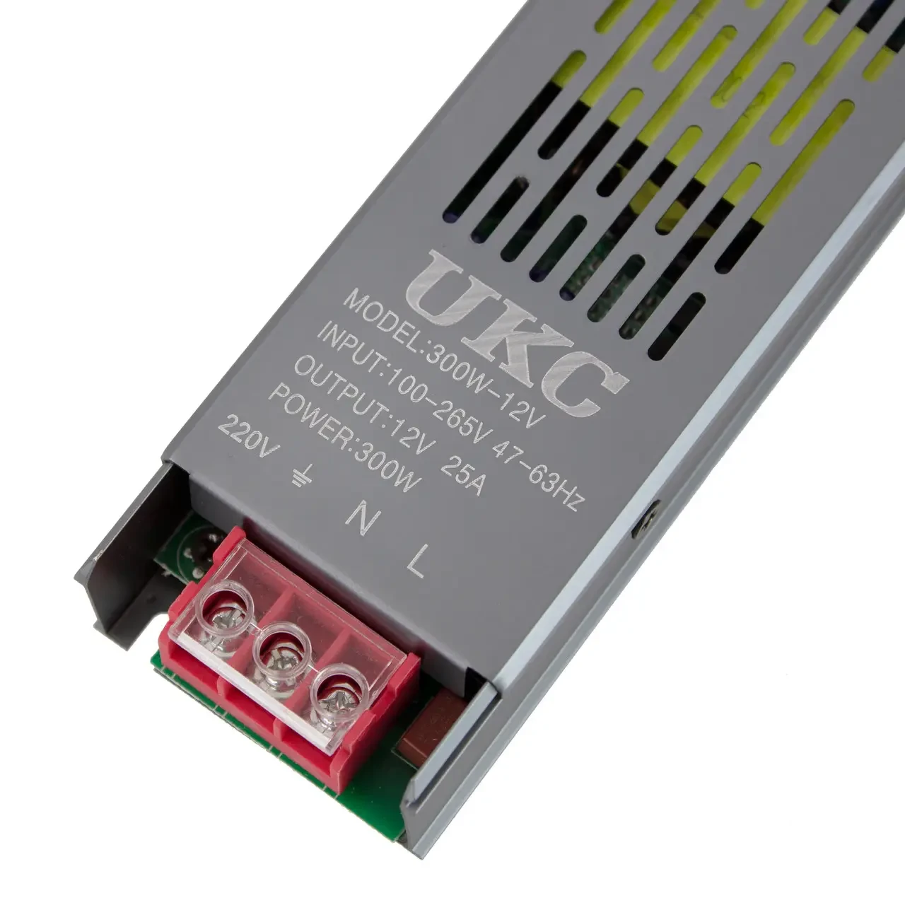 Блок живлення UKC для світлодіодних стрічок Long 12 V 25 A (9520) - фото 7
