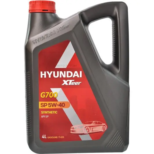 Моторное масло Hyundai XTeer Gasoline G700 5W-40 4 л (1041136)
