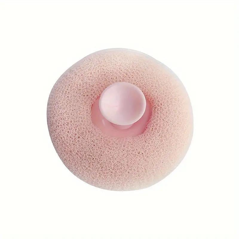 Мочалка масажна з присоскою Pink (2476286087)