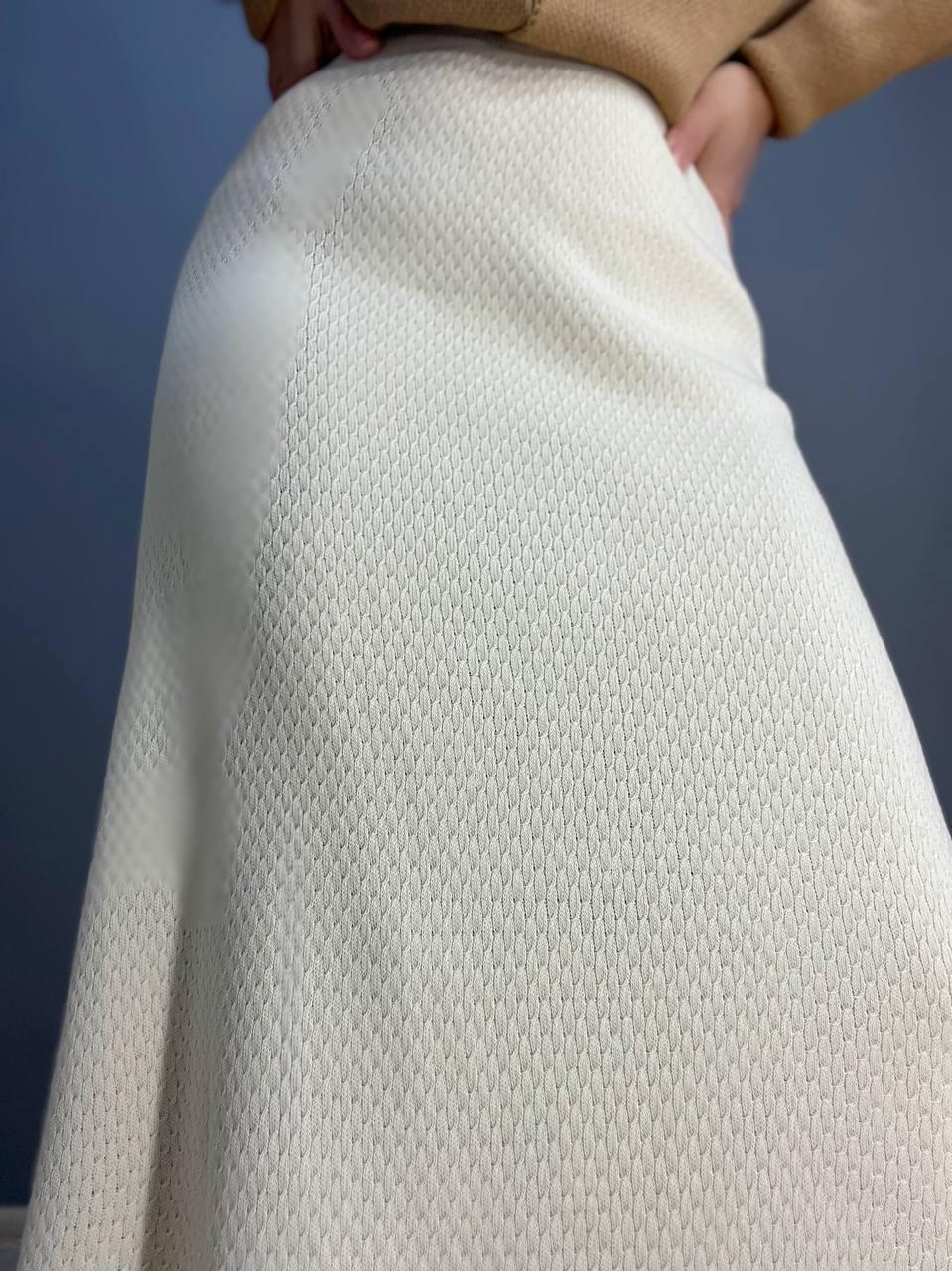 Юбка женская My fashion 2024402 трапеция косичка длинная OS Молочный (1150) - фото 4 Юбка женская My fashion 2024402 трапеция косичка длинная OS Молочный (1150) - фото 4