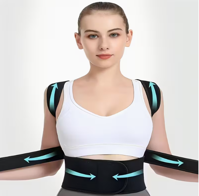 Корсет жіночий IYDOAMEA для вирівнювання спини/підтримка хребта M Чорний (1320/12) - фото 3