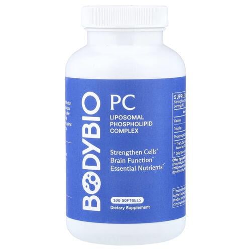 Фосфолипиды BodyBio PC Liposomal Phospholipid Complex 100 Softgels (DIO-91600)