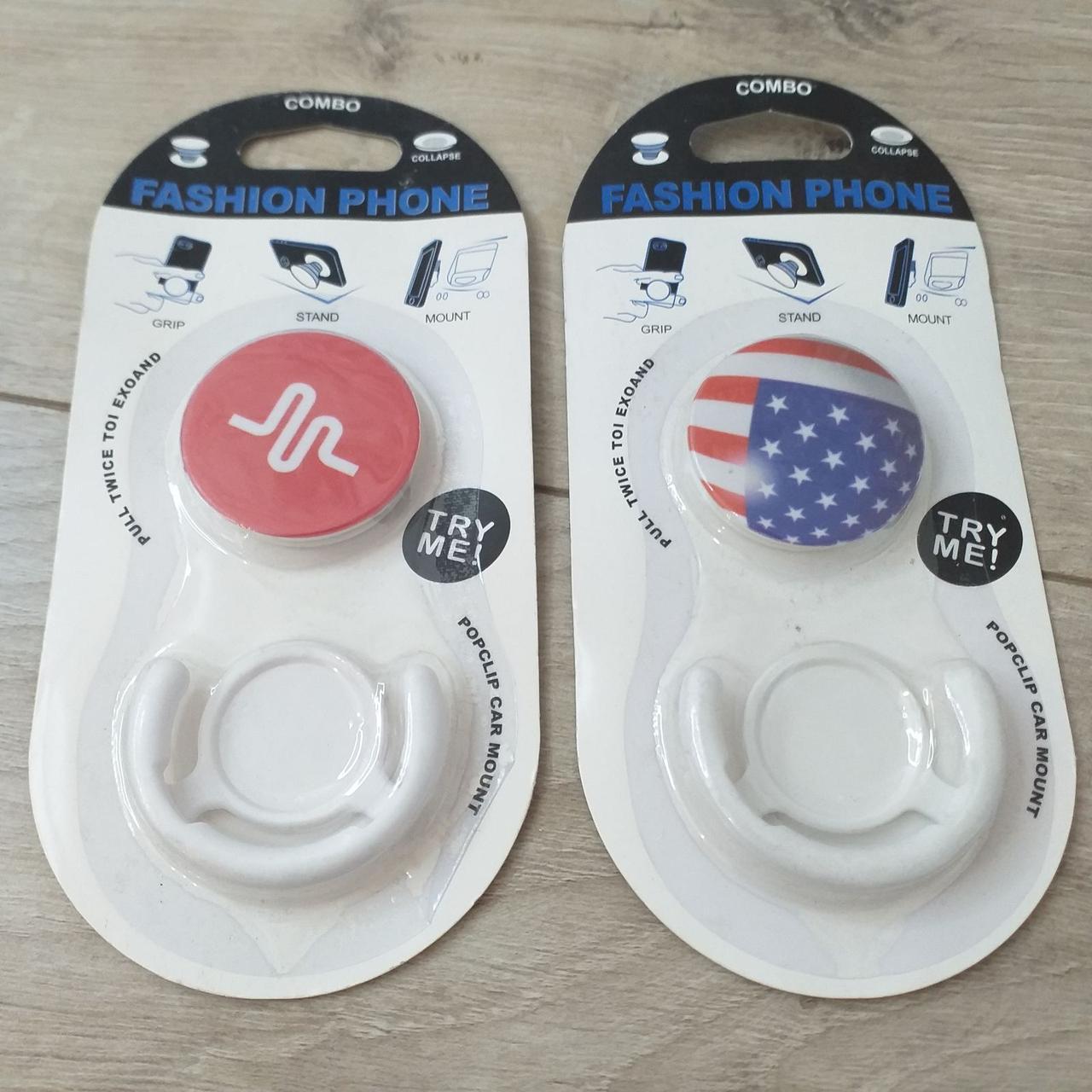 Попсокет держатель Fashion для 3D Combo 2 шт./1 уп. Белый (KG-10538) Попсокет держатель Fashion для 3D Combo 2 шт./1 уп. Белый (KG-10538)