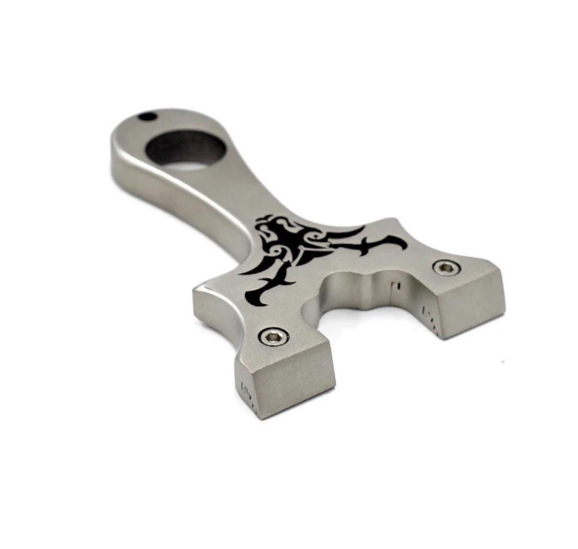 Рогатка ударна SFU Bull для тренувань/полювання/риболовлі металева з нержавіючим покриттям (0022) - фото 3