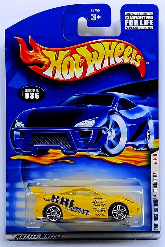 Игрушечная машинка Hot Wheels Toyota Celica 2001 First Editions №036 (28755)