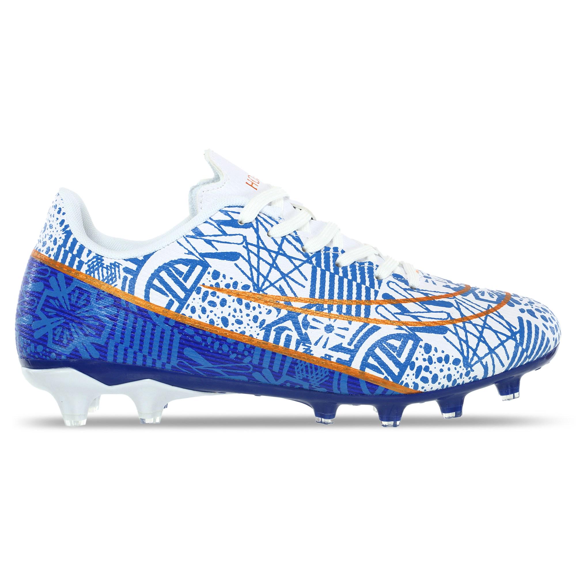 Бутсы футбольные детские HO&KO OB-2301B-1 р. 37 Белый/Синий