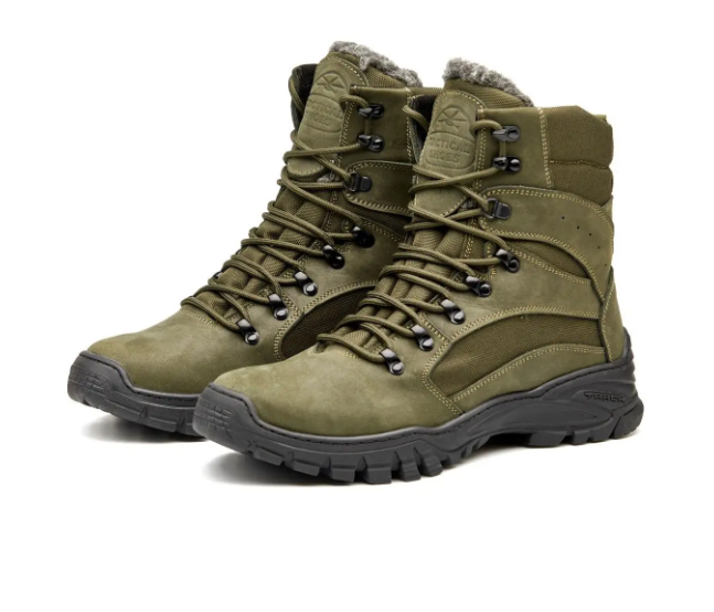 Черевики чоловічі зимові на хутрі р. 38 Хакі