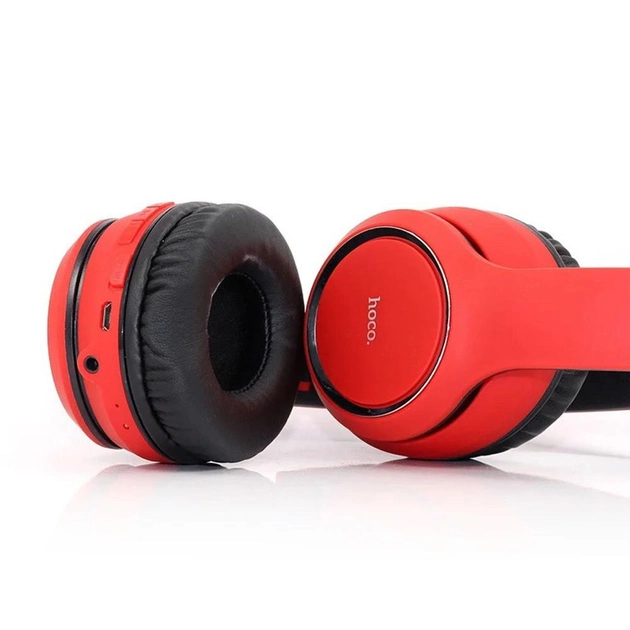 Беспроводные наушники HOCO W28 Cat Ear Wireless Headphones Bluetooth Red (000120) - фото 4