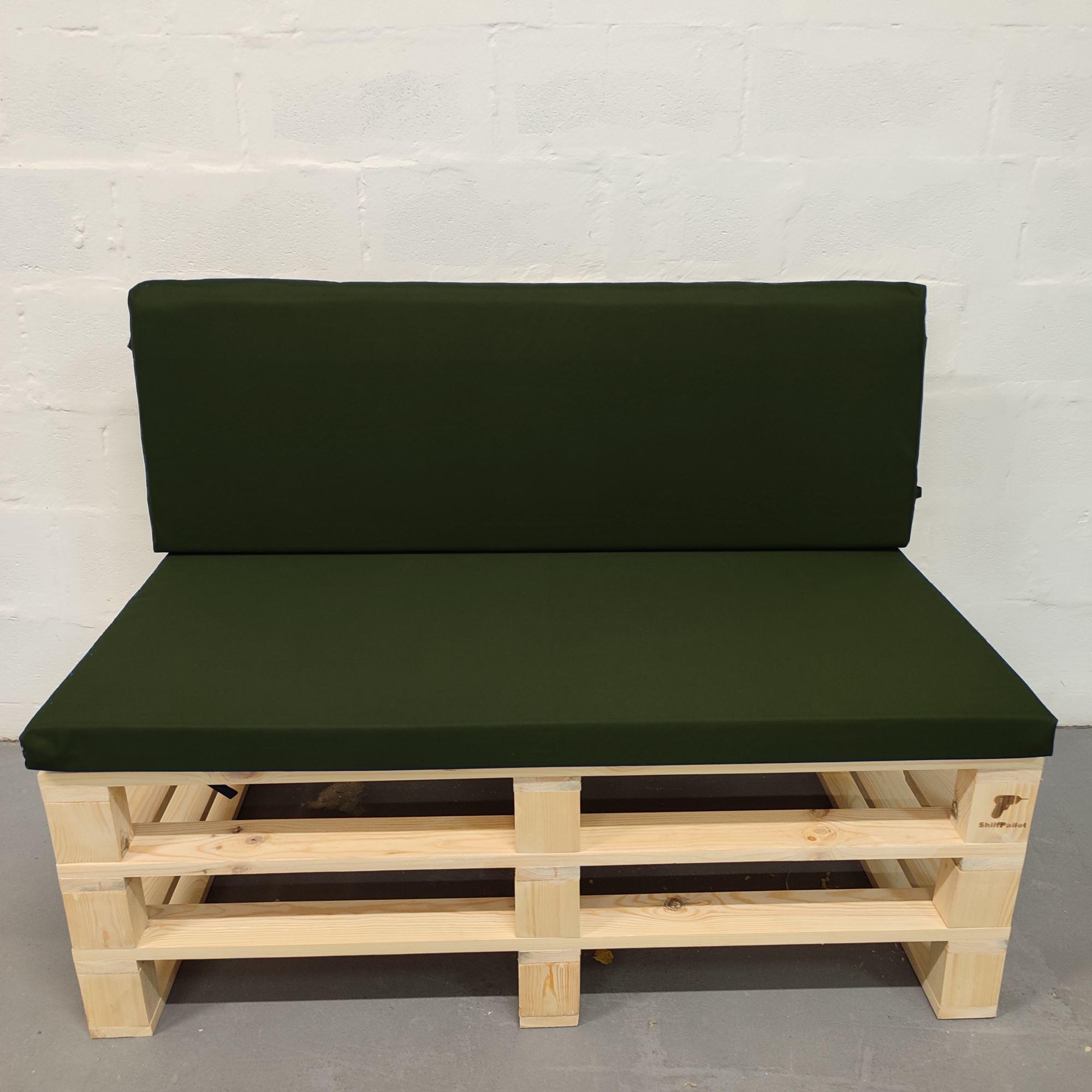 Комплект водоотталкивающих подушек для паллет-дивана eGarden оксфорд 120x60x5/120x40x5 см Хаки (5702) - фото 2 Комплект водоотталкивающих подушек для паллет-дивана eGarden оксфорд 120x60x5/120x40x5 см Хаки (5702) - фото 2