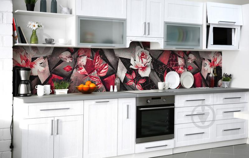 Скинали на кухню Zatarga «Разбитые мечты» 600х3000 мм виниловая 3Д наклейка кухонный фартук самоклеящаяся