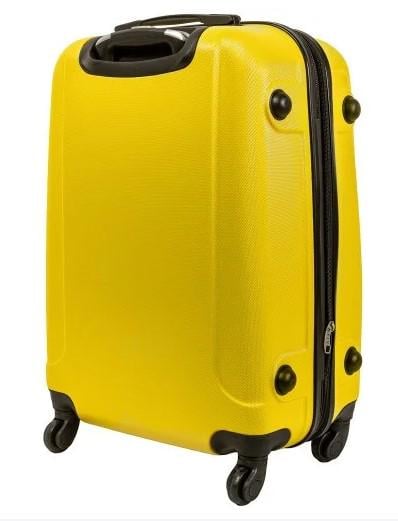 Валіза пластикова WINGS 310 L на 4 колесах Жовтий (CEKRBWI310LB4JET) - фото 2