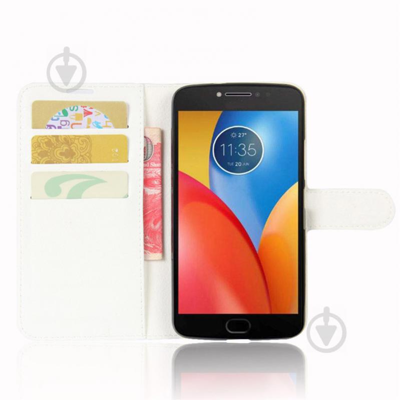 Чехол-книжка Litchie Wallet для Motorola Moto E XT1021 White (arbc2350) - фото 2