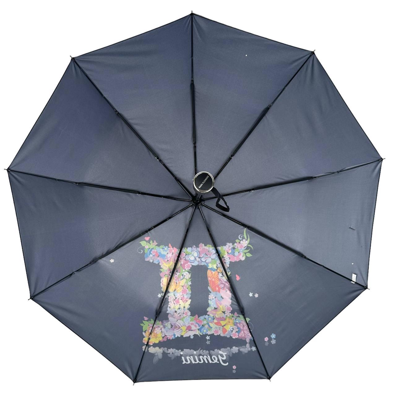 Зонт женский автомат Rain Зодиак Flower Близнецы Gemini mini в подарочной упаковке с платком (01040-7) - фото 6 Зонт женский автомат Rain Зодиак Flower Близнецы Gemini mini в подарочной упаковке с платком (01040-7) - фото 6