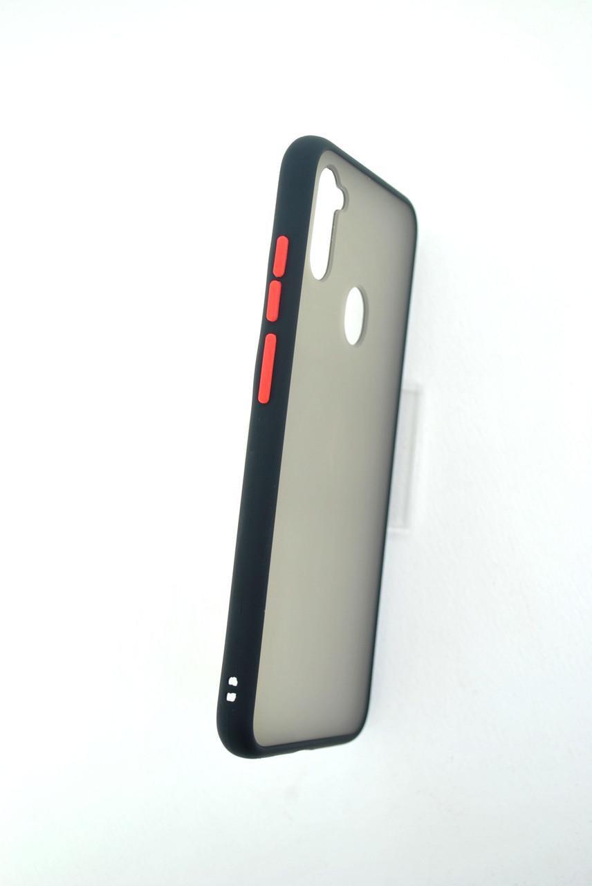 Чехол для телефона iPhone 12mini Silicone Gingle Matte black/red