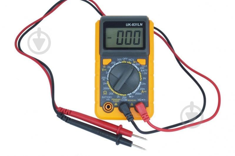 Цифровой мультиметр Digital UK-831LN с подсветкой Желтый (20053100160)