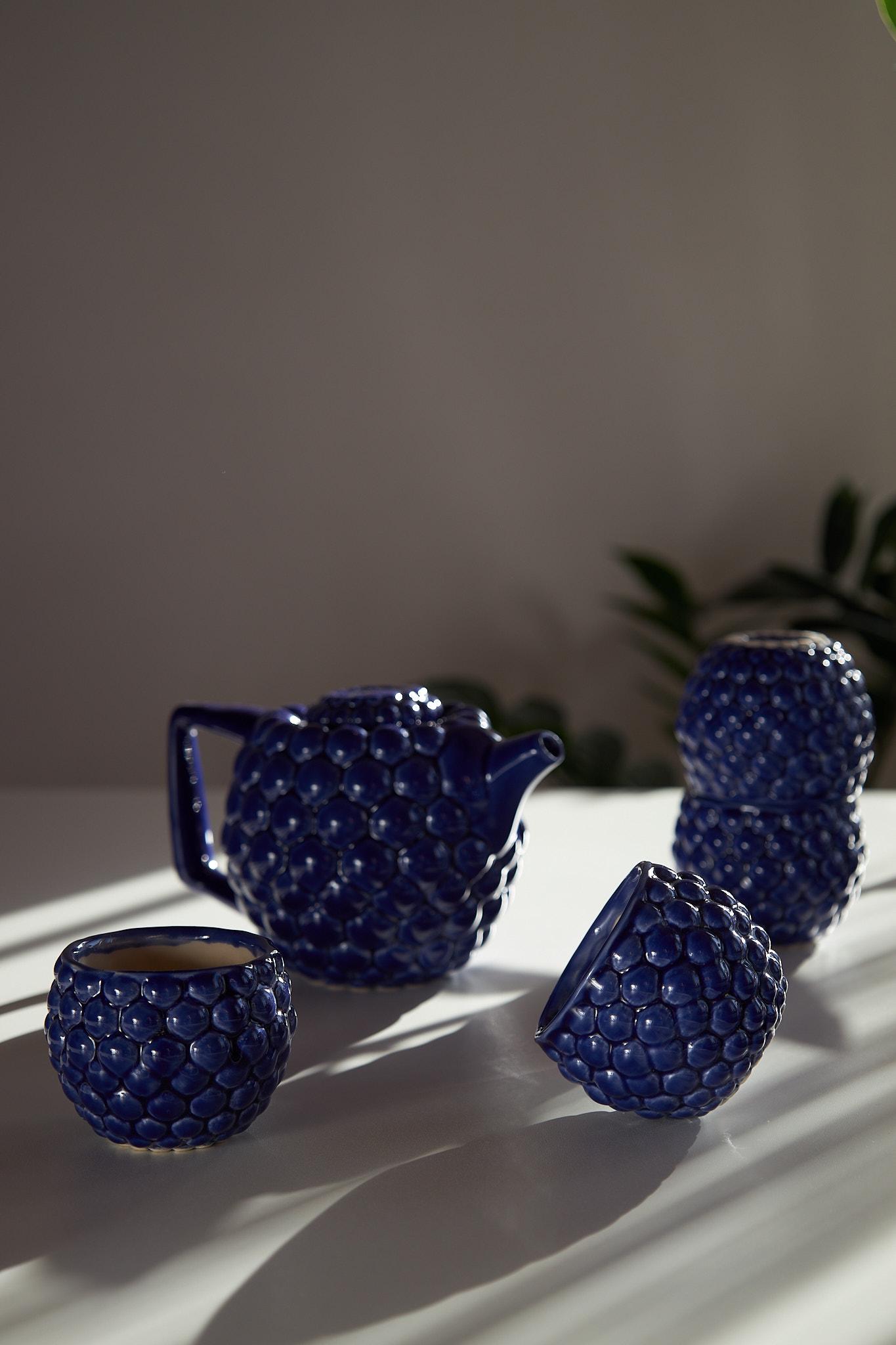 Набор для чайной церемонии Синяя ягода ручной работы (TS-20) - фото 15 Набор для чайной церемонии Синяя ягода ручной работы (TS-20) - фото 15