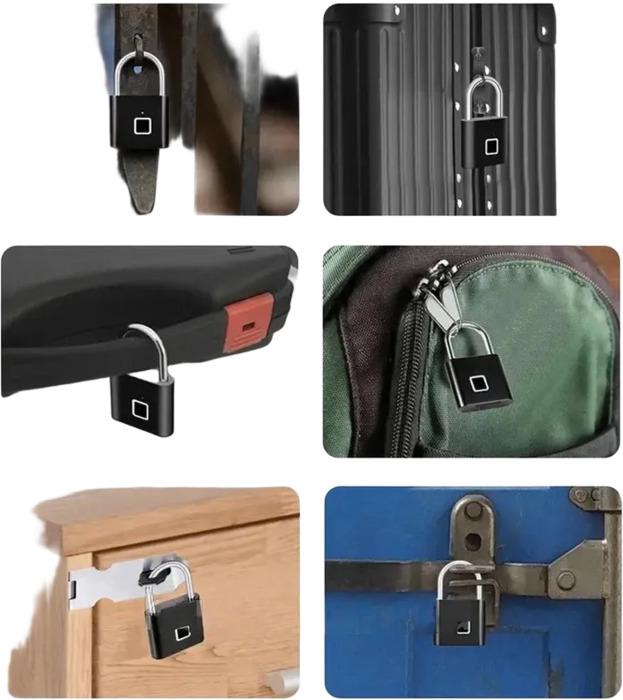 Замок навісний біометричний з вологозахистом IP65 (234570613_346) - фото 10