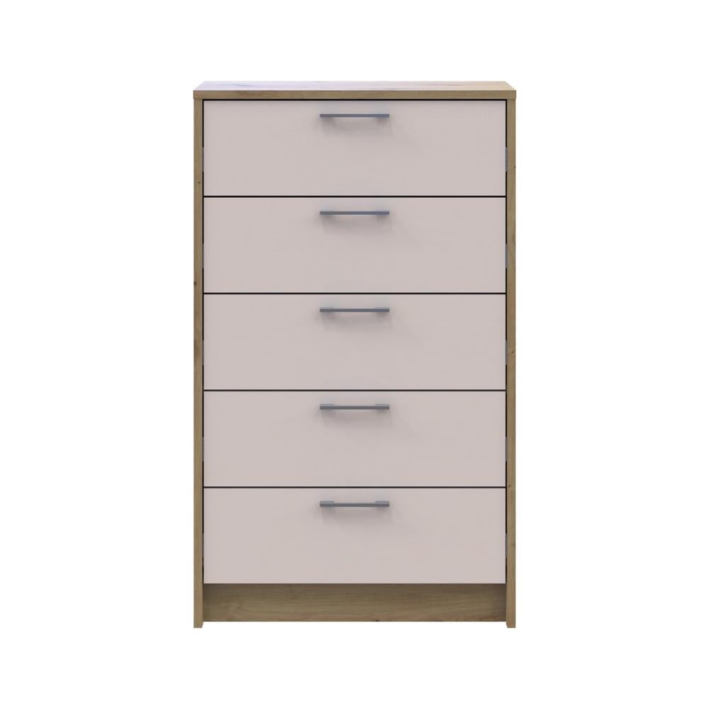 Комод Doros Ронді DRS-011784 5 ящиків 60х40х100 см Дуб Артизан/Кашемір (41516189) - фото 2