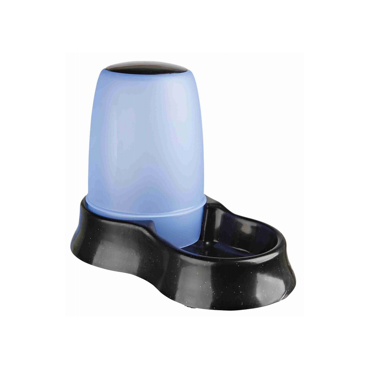 Миска Trixie с дозатором универсальная пластиковая 1,5 л Черный (4011905247625)