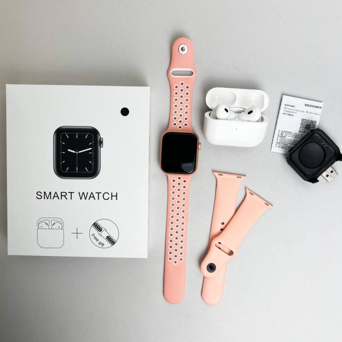 Смарт-часы и наушники беспроводные/дополнительный ремешок Smart Watch 8 T55 pro max - фото 4