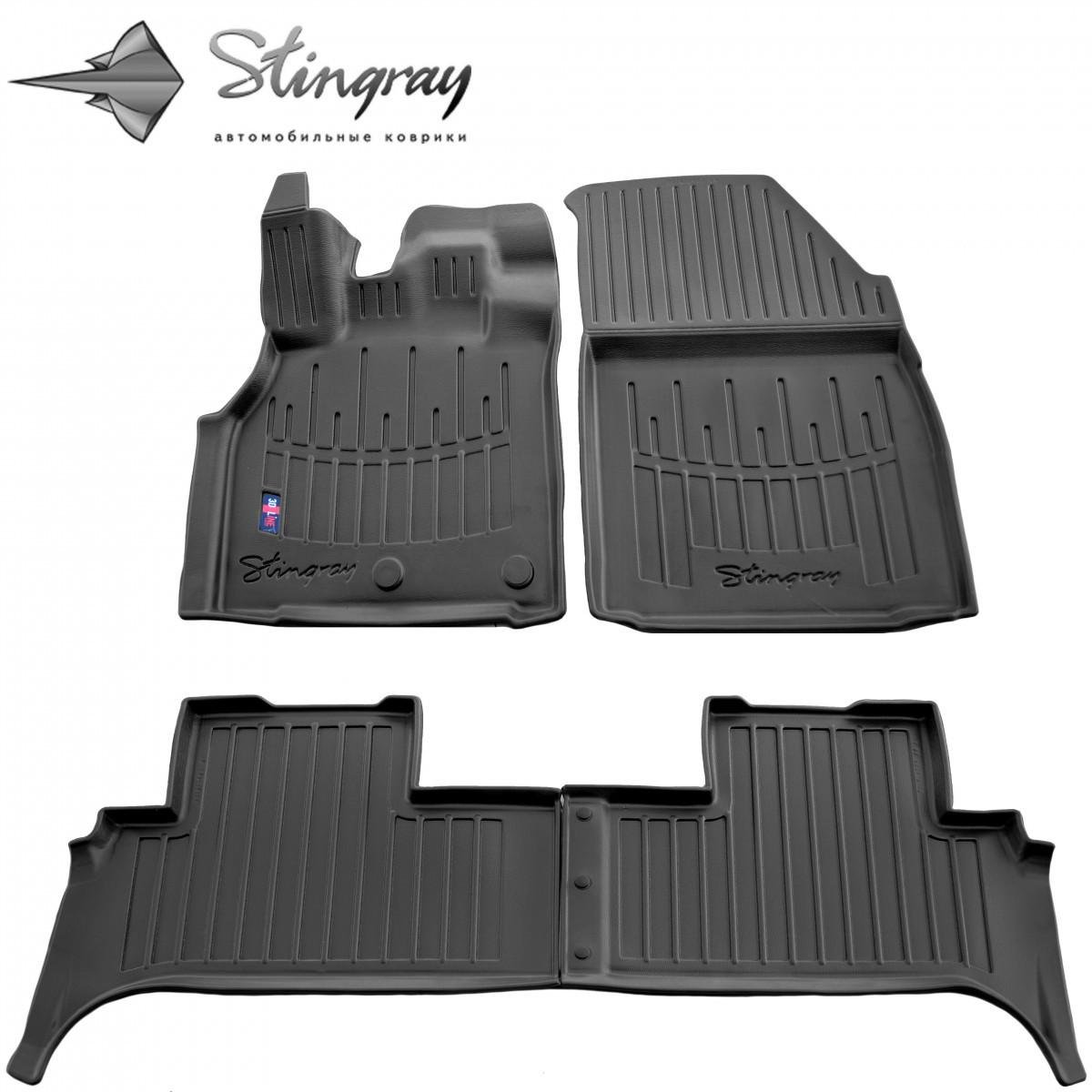 Килимки гумові Stingray в салон Renault Scenic III/Grand Scenic III 2009-2016 з бортиком 4 шт. (5018134) - фото 2 Килимки гумові Stingray в салон Renault Scenic III/Grand Scenic III 2009-2016 з бортиком 4 шт. (5018134) - фото 2
