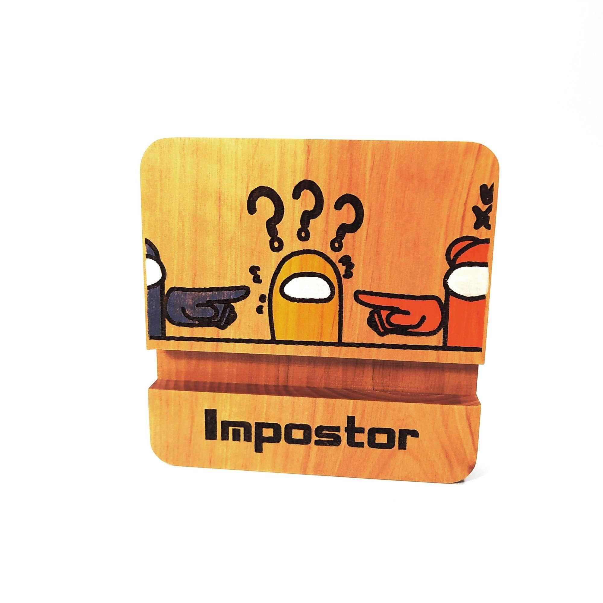 Подставка для телефона Майстерня містера Томаса AMONG US Impostor 10х10 см (26885990) Подставка для телефона Майстерня містера Томаса AMONG US Impostor 10х10 см (26885990)