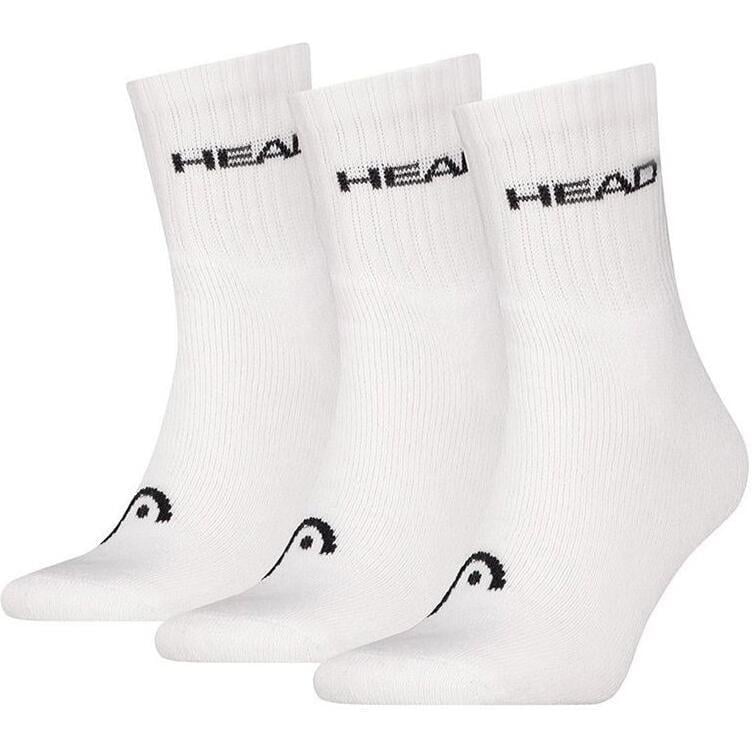 Носки Head ELEMENTS ALL SPORTS SHORT CREW 3P 701229009-002 3 пары р. 35-38 Белый (56982-114)