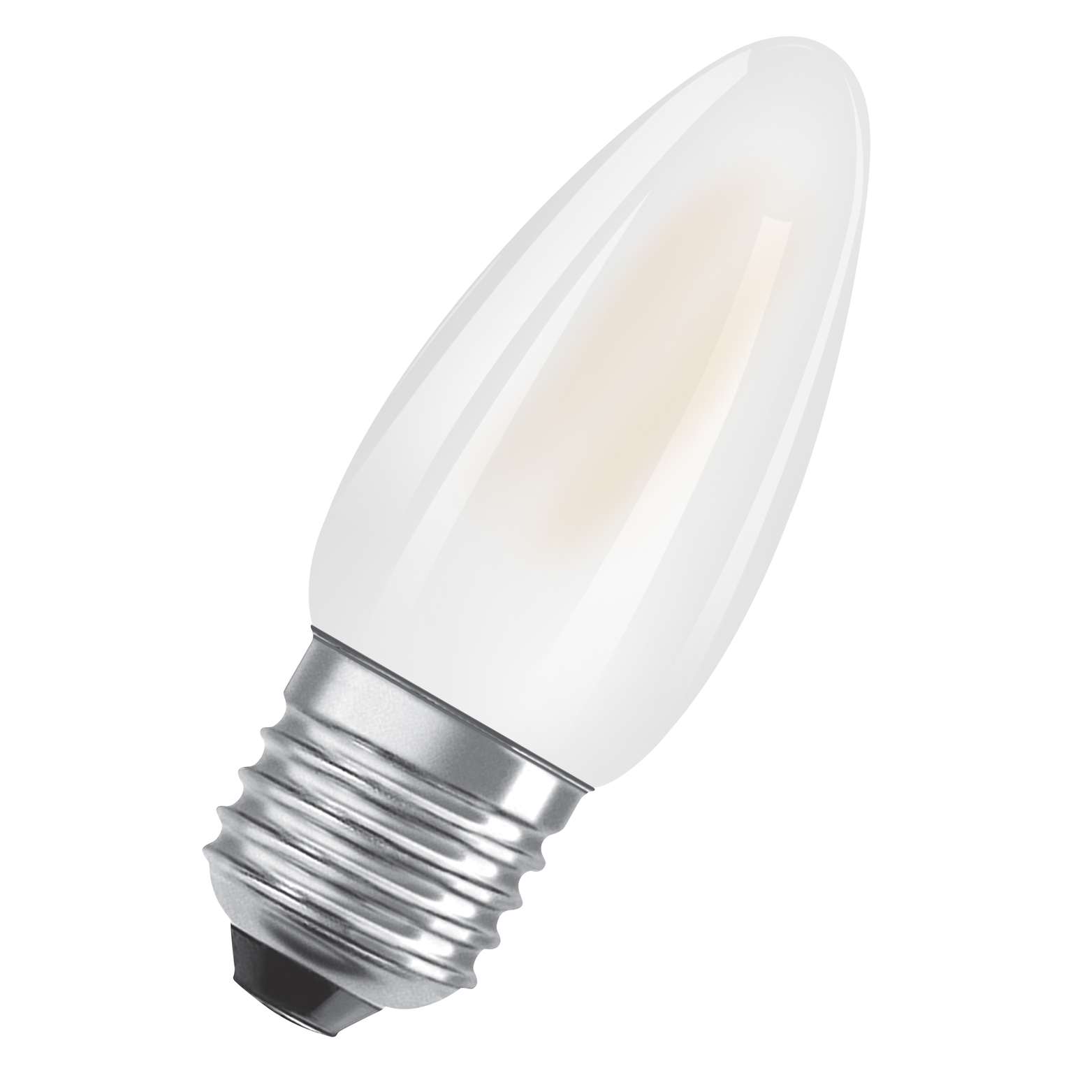 Лампа филаментная Osram CL LED свеча 4,8W 220V 470lm 2700K E27 DIM 35x95 мм (4058075435025)