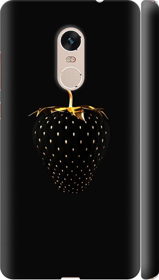 Чехол на Xiaomi Redmi Note 4 Черная клубника (3585m-352-42517)