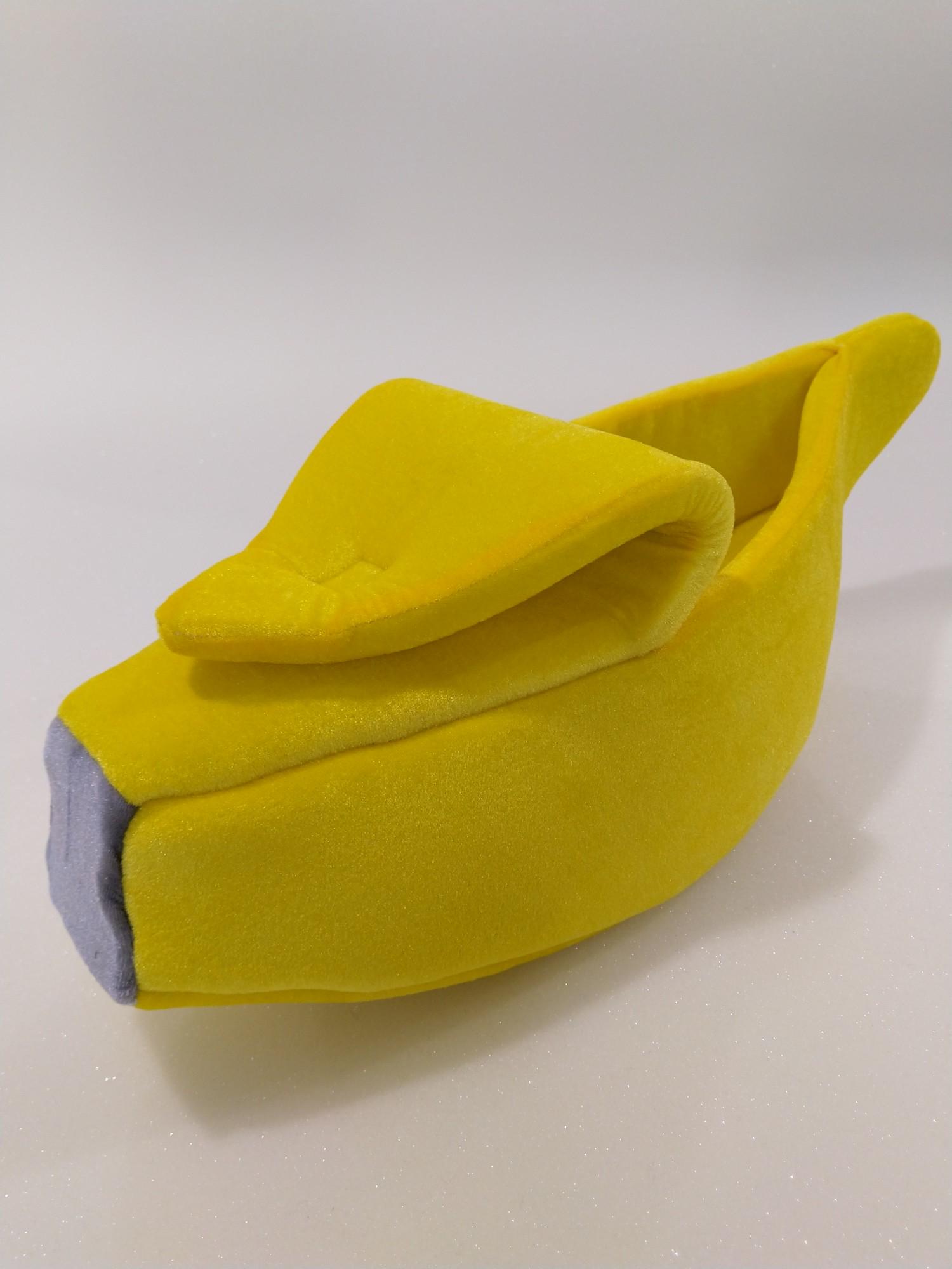 Домик-лежак для кошек и собак Luх home Банан 53,5х23х27 см Желтый (26857120) - фото 1 Домик-лежак для кошек и собак Luх home Банан 53,5х23х27 см Желтый (26857120) - фото 1