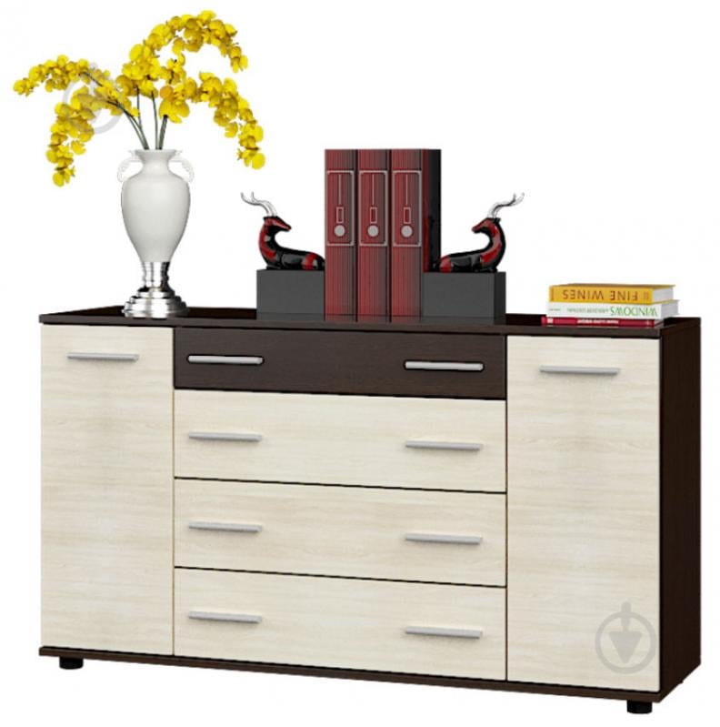 Комод для вещей 4 Эверест Венге комби (Evere-101) Комод для вещей 4 Эверест Венге комби (Evere-101)