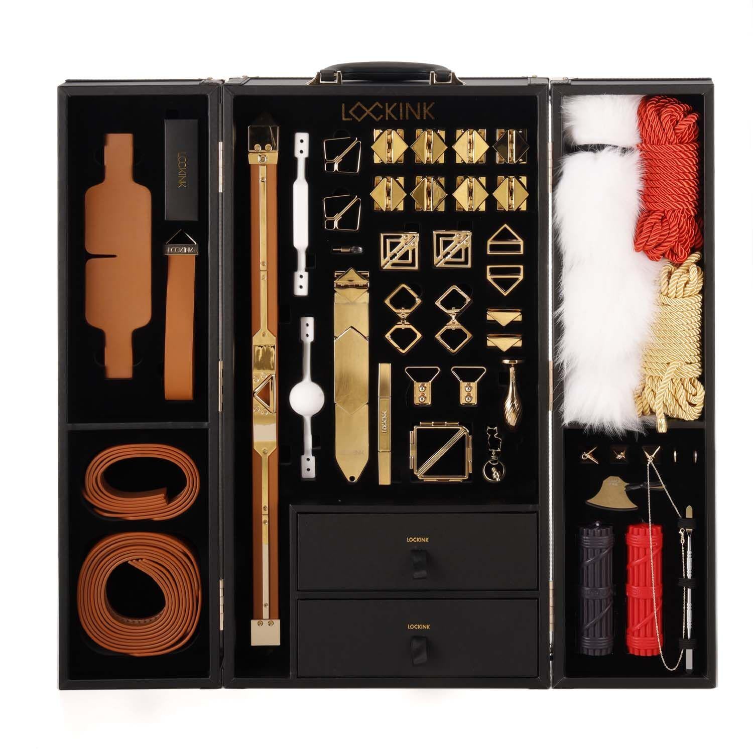 Набор БДСМ LOCKINK All-in-1 BDSM Play Kit-Brown Color