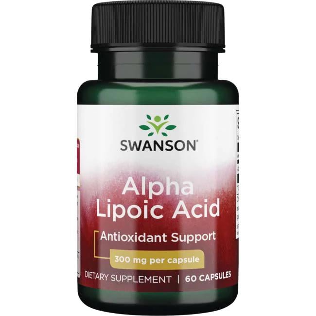 Натуральная добавка Swanson Alpha Lipoic Acid 300 мг 60 капс. (7223) Натуральная добавка Swanson Alpha Lipoic Acid 300 мг 60 капс. (7223)