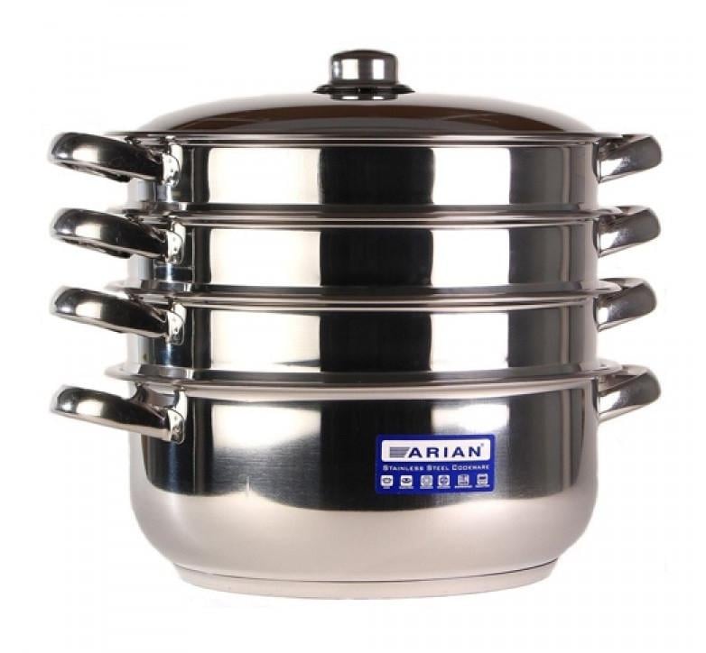 Мантоварка ARIAN 3 сітки ⌀24 см з нержавіючої сталі