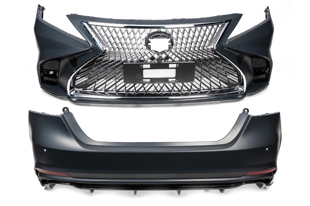 Комплект обвесов Lexus LS style 1234 Upgrade для Toyota Camry 2018-2023 гг. пластик Под покраску