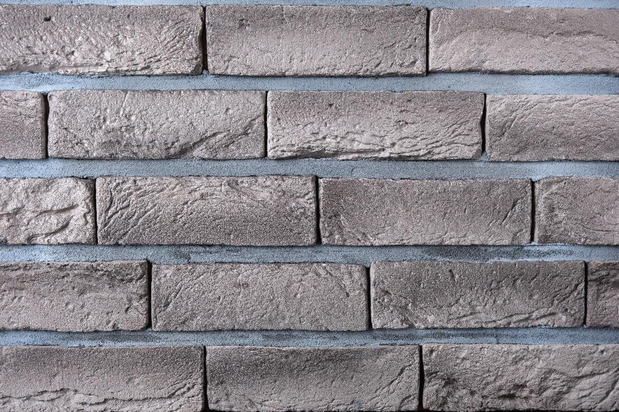 Декоративный кирпич фасадный бетонный STONELAK LVIVSKA CEGLA 0,6 м.кв Smoky gray (333319)