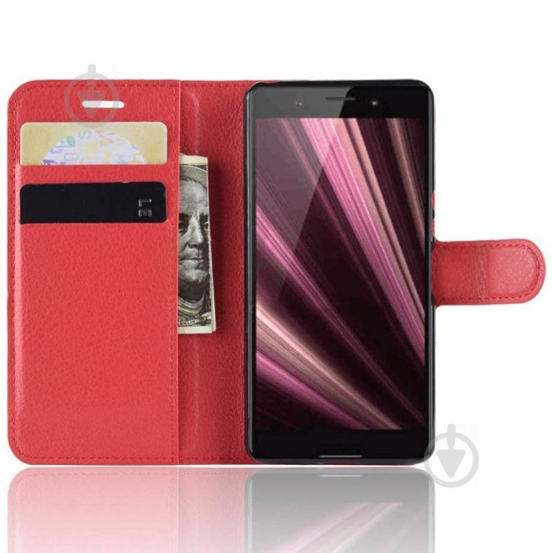 Чохол-книжка Litchie Wallet Sony Xperia Ace / XZ4 Compact Red (hub_qhqd37970) - фото 4