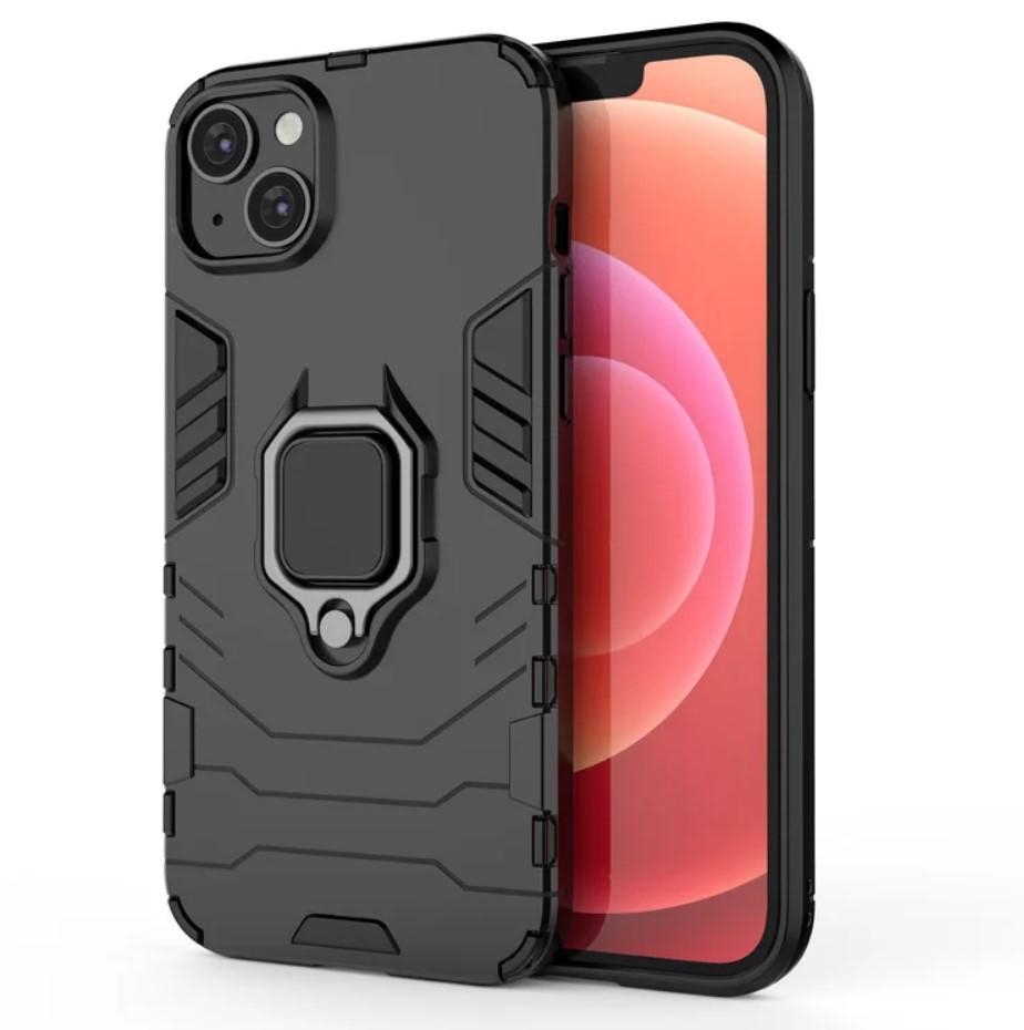 Чохол бампер Primolux Ring Armor для Apple iPhone 15 Plus - Black