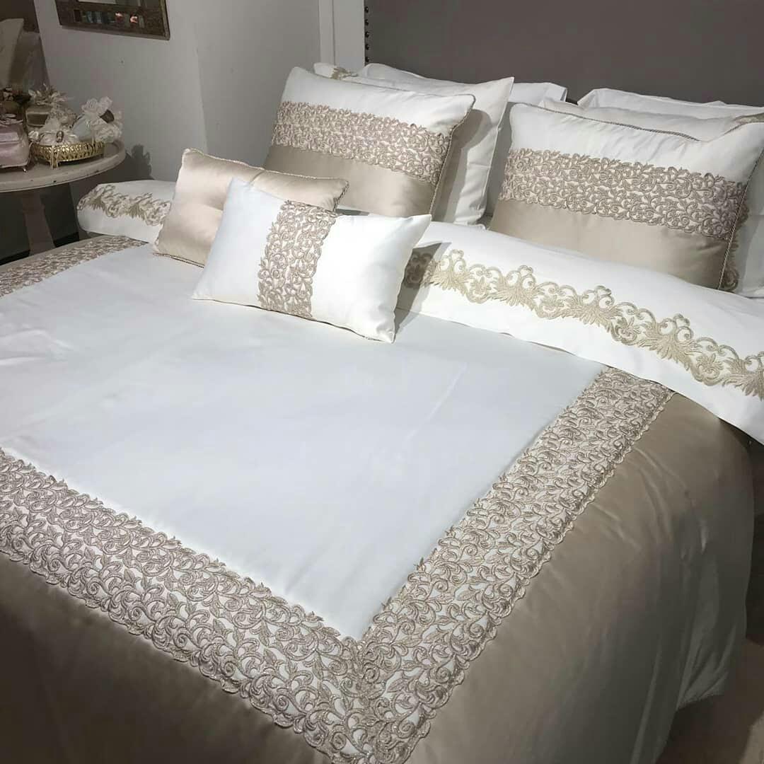 Покривало з наволочками Pepper Home Елітне 270x260 Glory Cream/Beige (07PH07270270N07) - фото 4