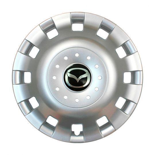 Автомобильные колпаки SKS 414 R16 с логотипом Mazda 4 шт. Серебристый