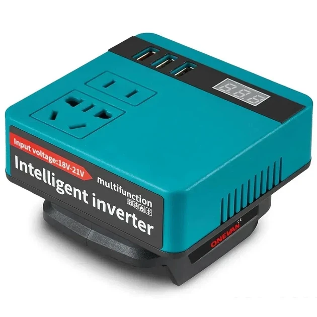 Инвертор напряжения для Li-ion аккумуляторов DC 18-21/220V 120W (33144111)