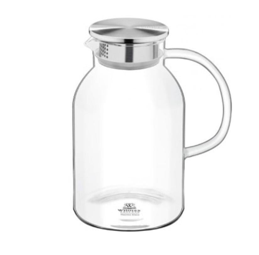 Кувшин Wilmax Thermo стеклянный с металлической крышкой 2,1 л (205484b2)