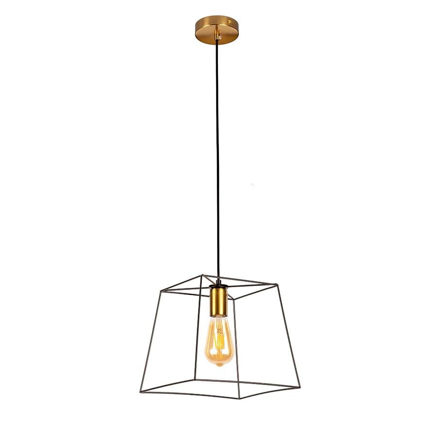 Подвесной светильник в стиле лофт 752148F-1 BK/BRZ Черный/Бронза