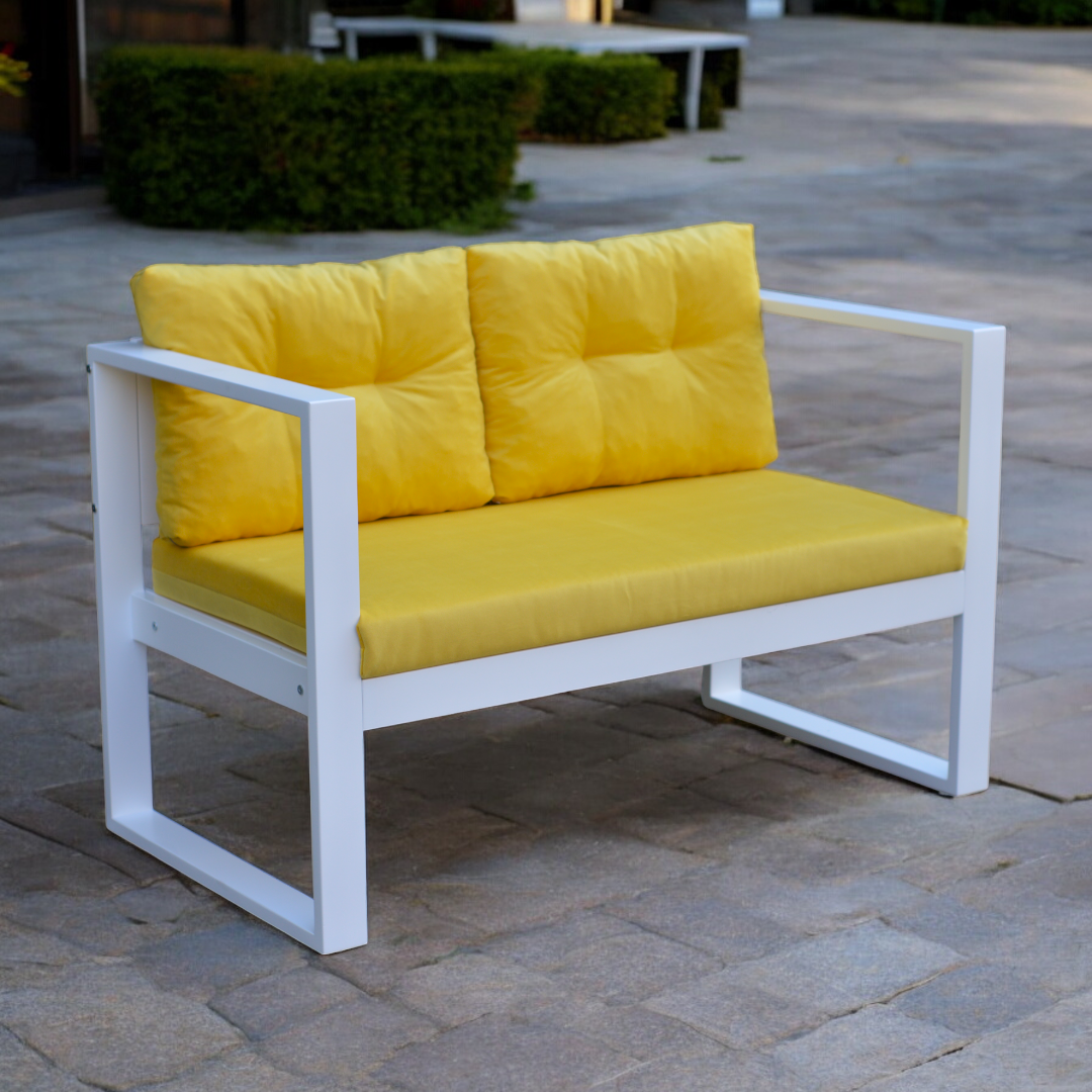 Диван WLS D11 клен в стиле лофт Желтый (D-11/L/110/1/K/2/04/P) - фото 4 Диван WLS D11 клен в стиле лофт Желтый (D-11/L/110/1/K/2/04/P) - фото 4