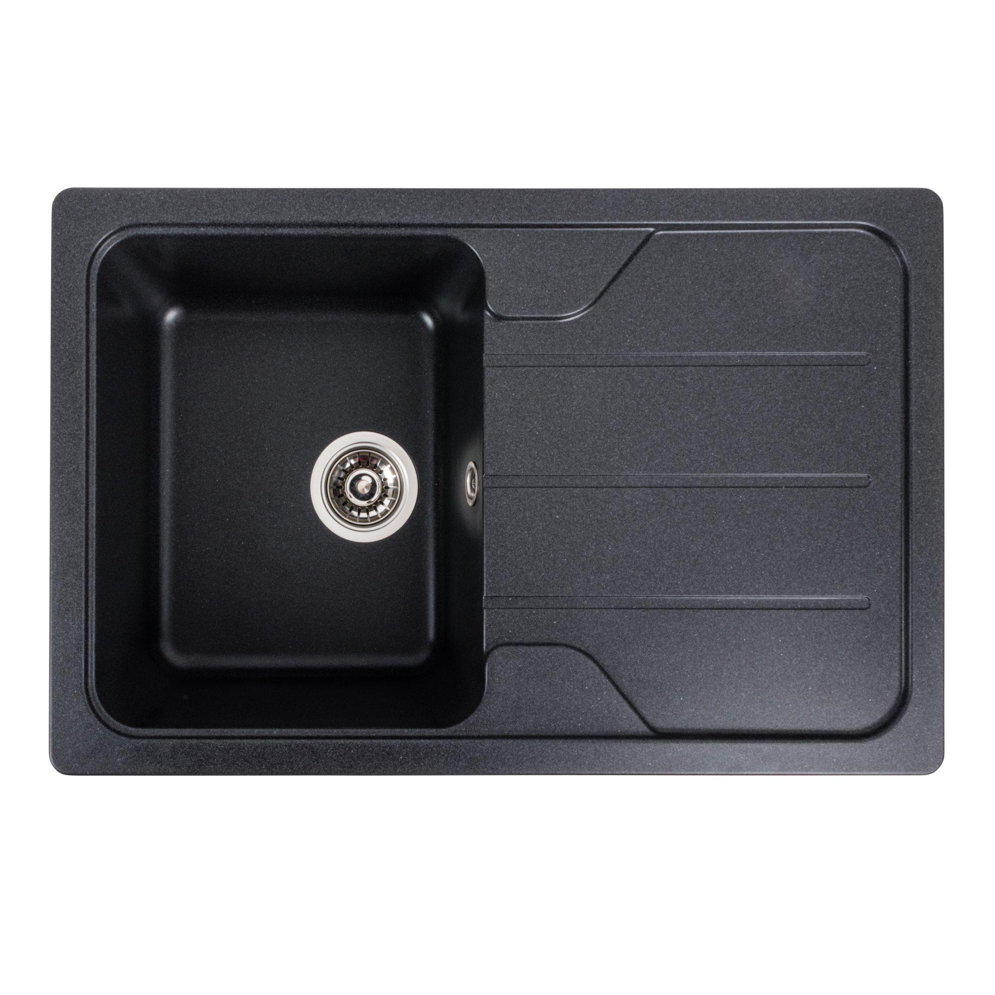 Мойка для кухни гранитная Platinum 7850 VERONA матовий Карбон Мойка для кухни гранитная Platinum 7850 VERONA матовий Карбон
