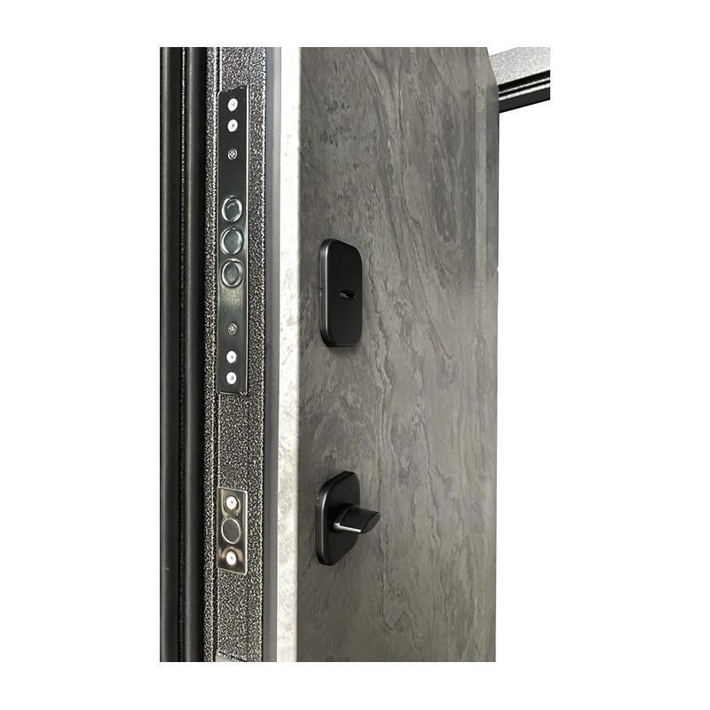 Дверь входная правая TD БЦ Термос с терморазрывом 2050х960 мм Серый антик/Светло-серый мрамор (30731335) - фото 7